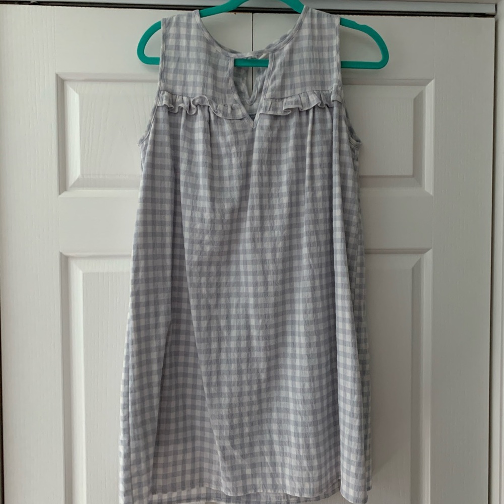 Pink Blush Gingham Dress Maternity